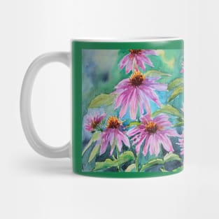 Echinacea Watercolor Painting Mug